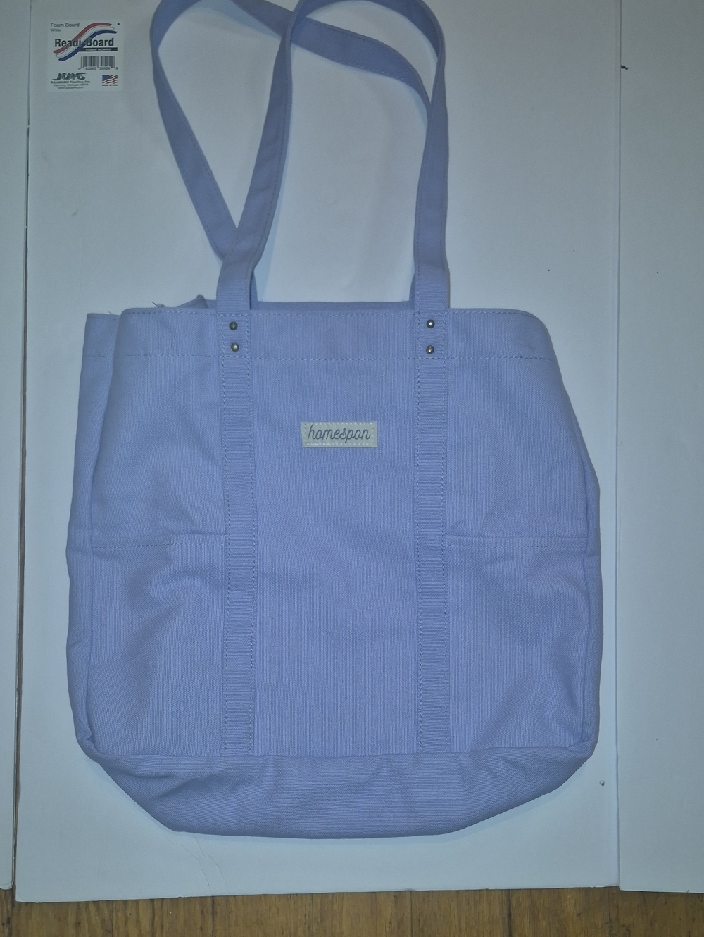 Homespon Lavender Canvas Tote Bag